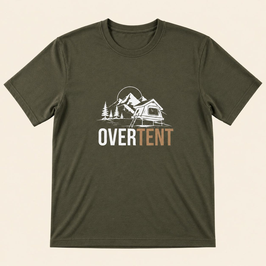 T-shirt OverTent en coton vert