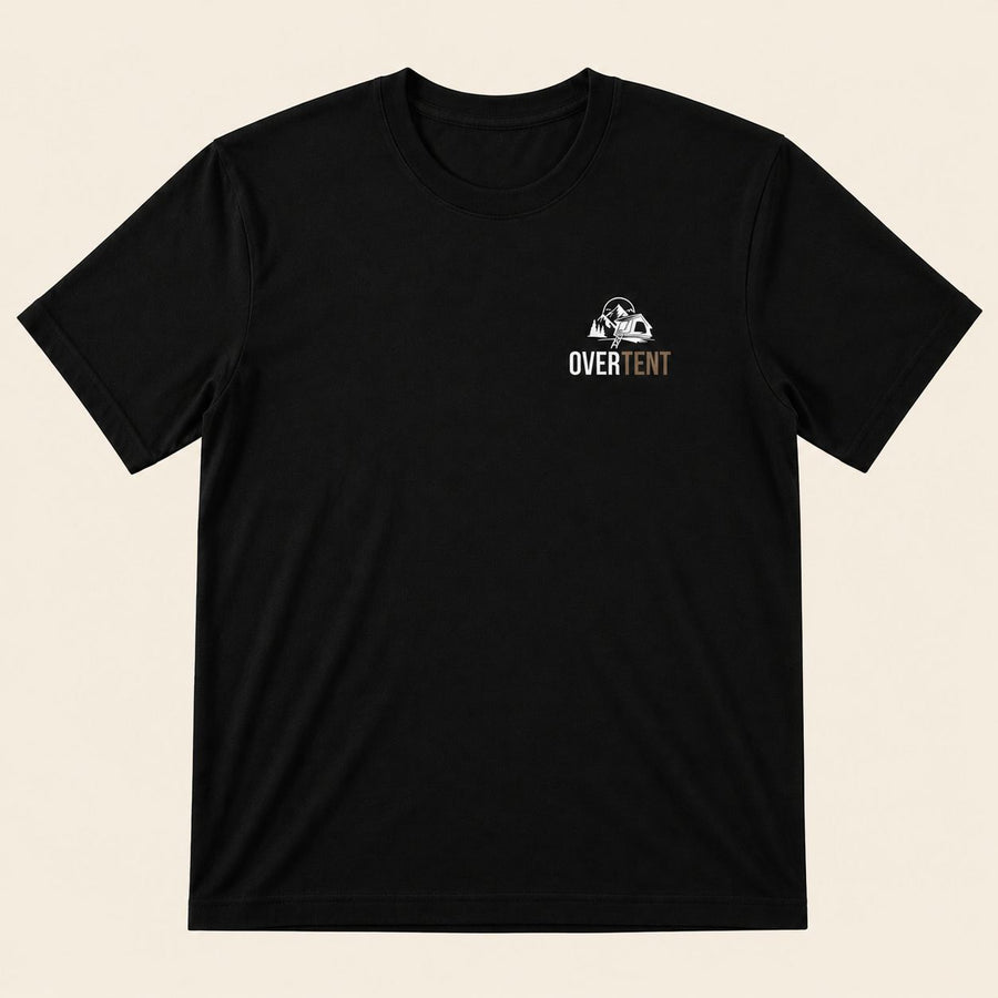T-shirt OverTent en coton noir
