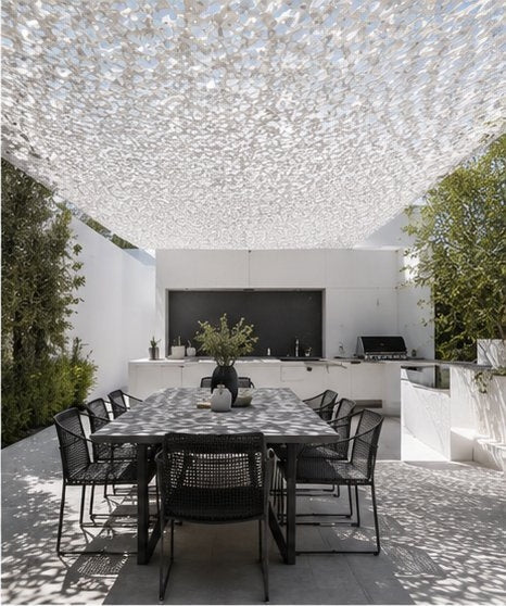 Filet de camouflage renforcé Blanc